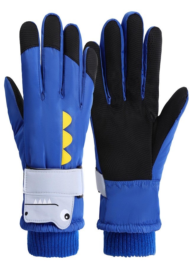 coclothy Ski Gloves Winter Snow Gloves Waterproof Winter Warm Glove for Snowboarding, Sledding Blue - Klein Blue - Image 1